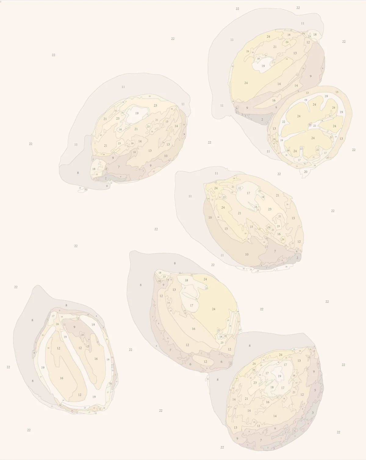 Pastel Lemons