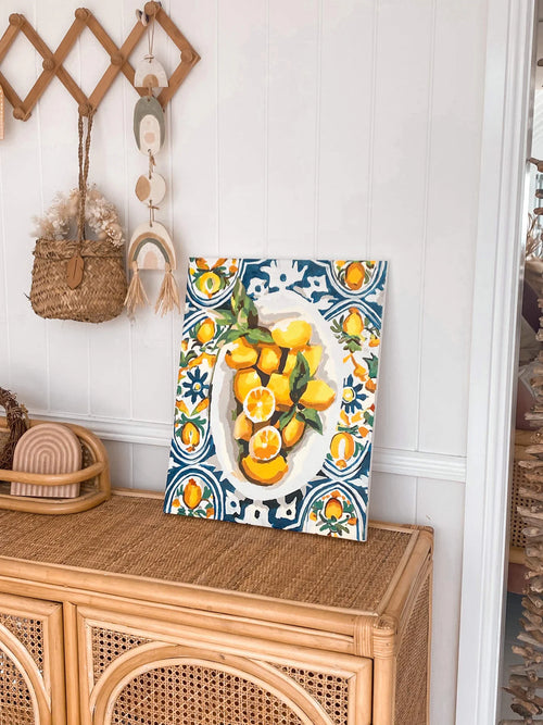 Amalfi Lemons – Paint by Numbers Kit